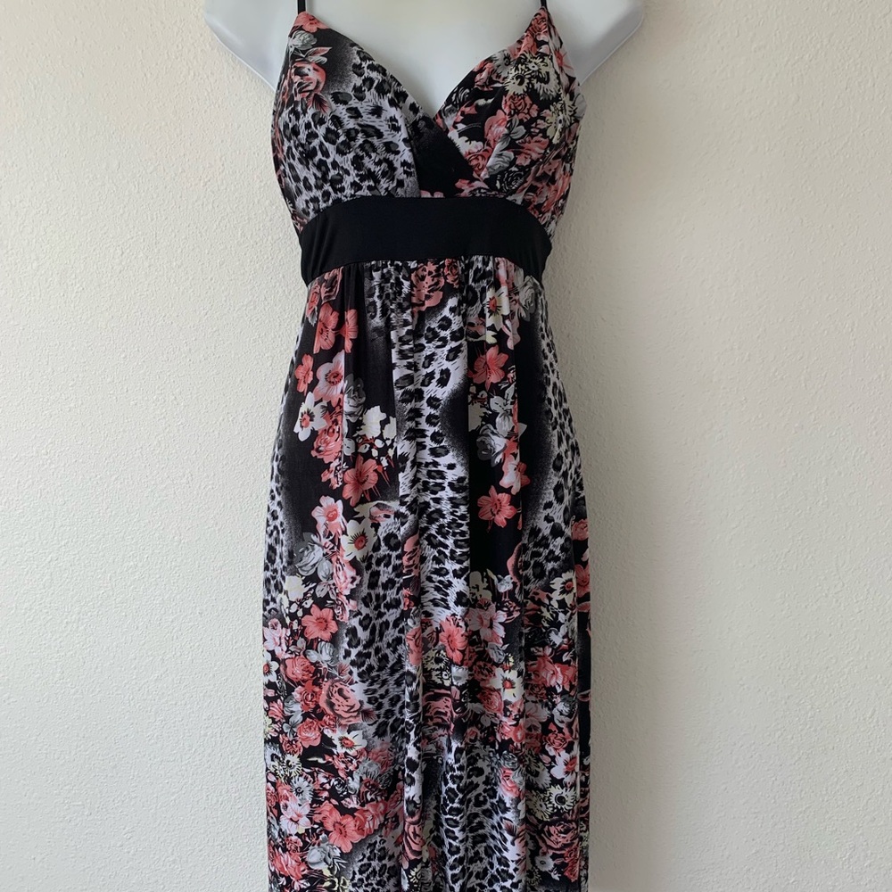 California Woman leopard print cherrry blossom M - Picture 7 of 8